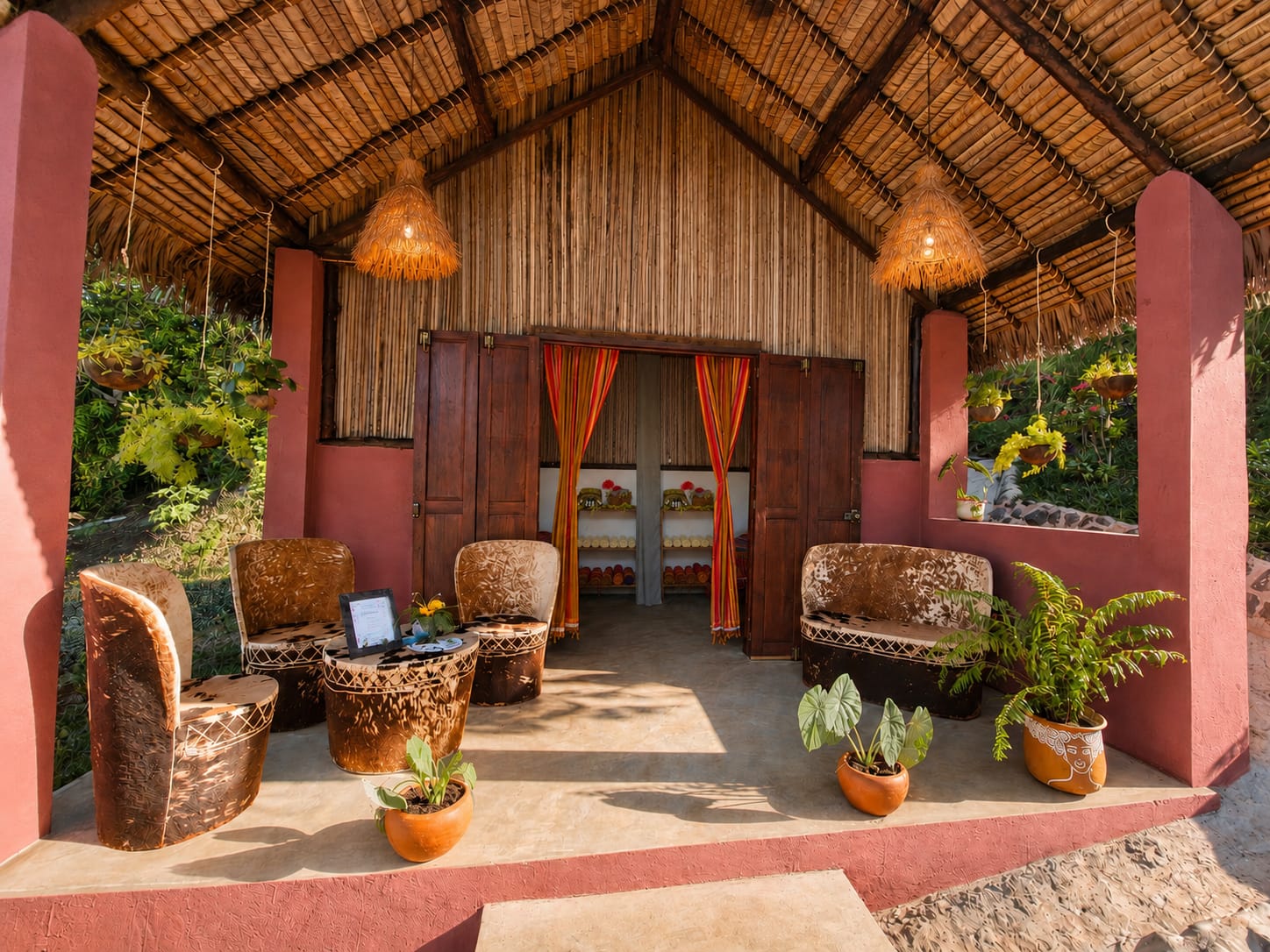 Wellness and pure relaxation outside view